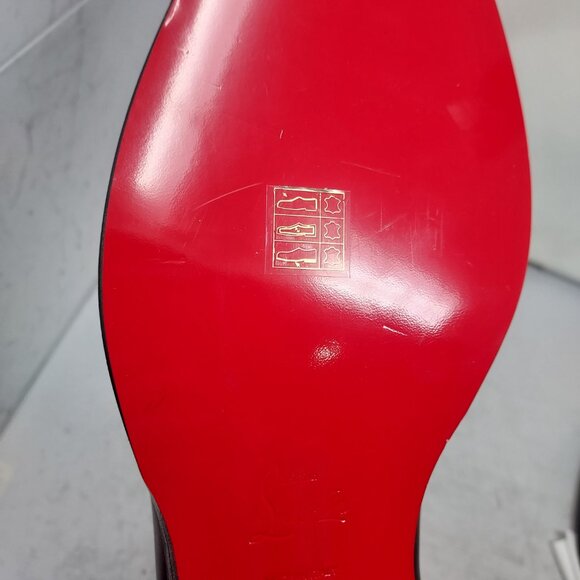 Christian Louboutin MENS Black Leather Lace-Up Ankle Boot - Picture 11 of 12